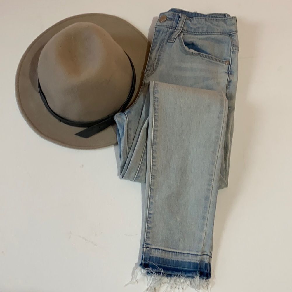 Mossimo Raw ahem High Rise Skinny Jeans